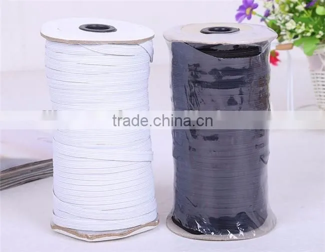 Factory Wholesale 0.3-1.2CM Fabric Elastic Band,Knitted Elastic Band