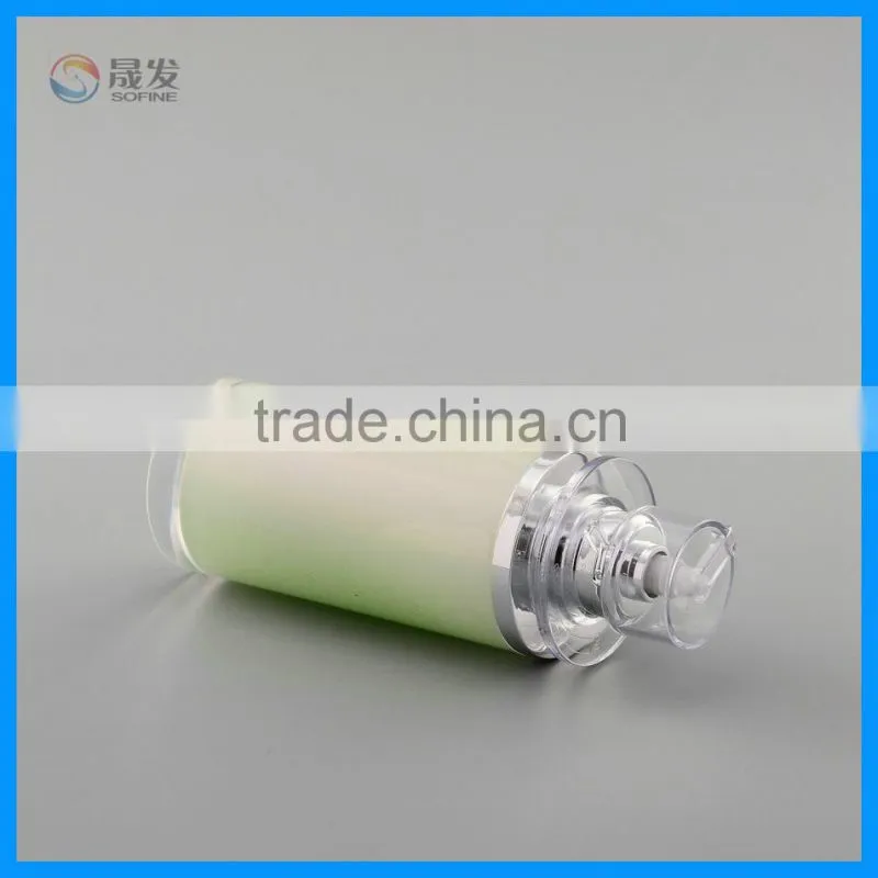 Rotate cap cosmetic lotion pump bottle