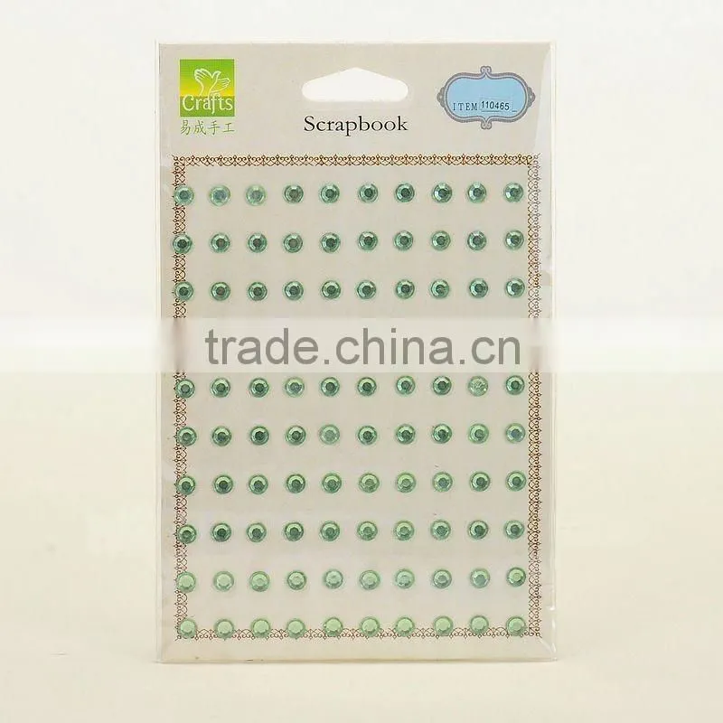 Custom Jewelry seal Rhinestone Acrylic sticker