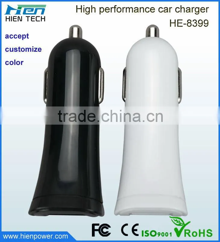 2015 New Product Universal Car Charger With 2 USB Output 5V 3.4A,Double Usb Car Charger Cigarette Lighter Adapter