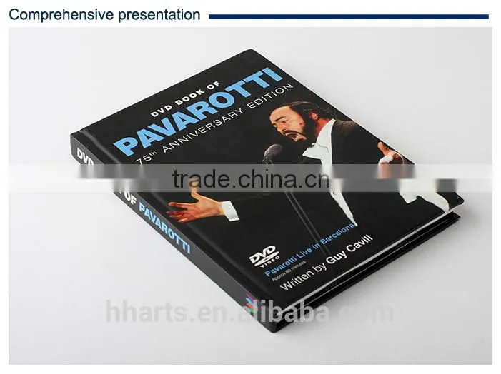 Personalised High Quality Cheap Hardcover Book Printing with CD