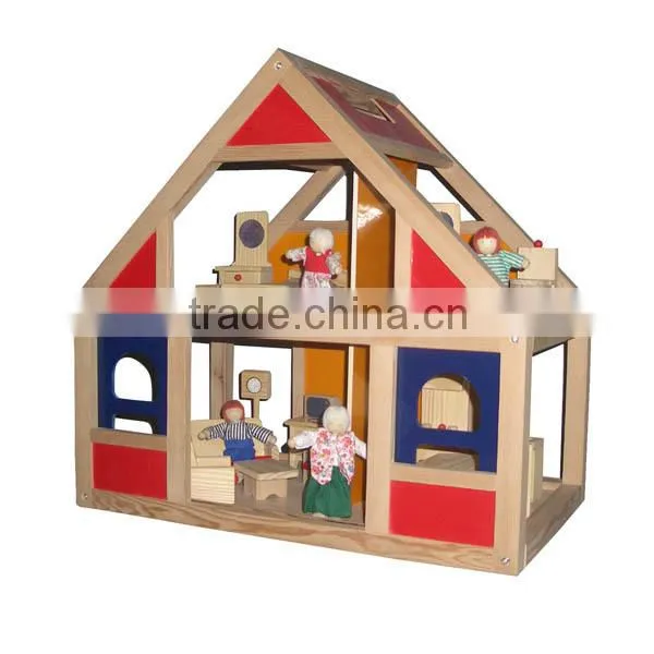 Wooden Doll House Toys