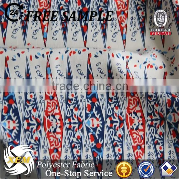 New design shaded silk chiffon floral printed fabric