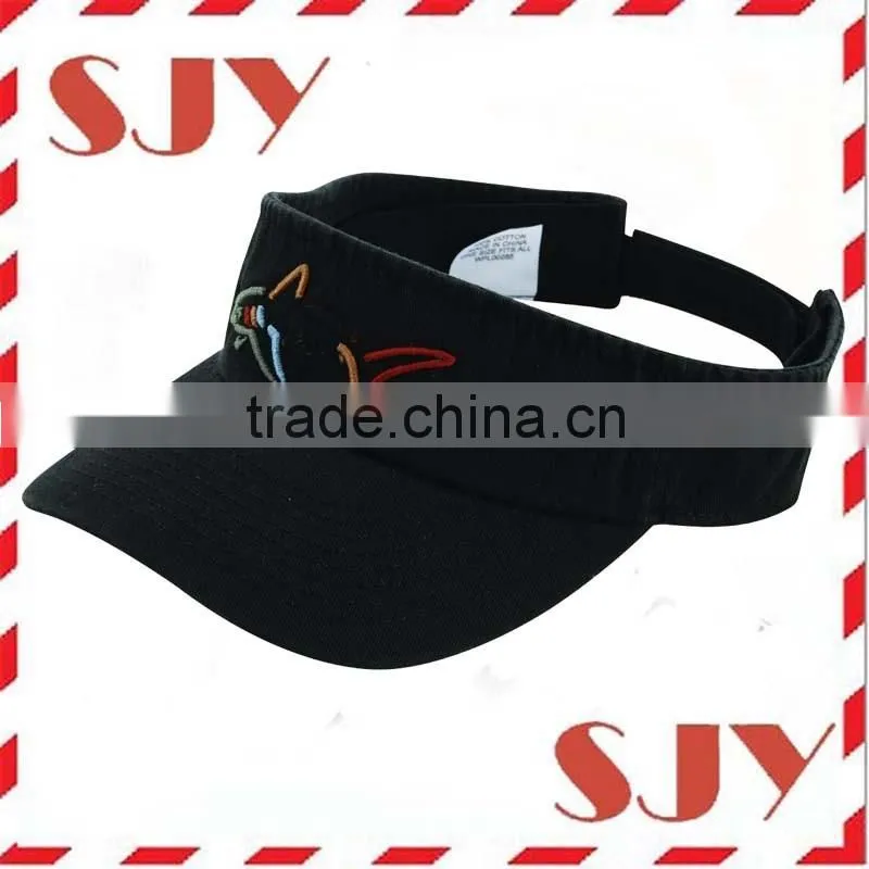 Black Wholesale Cheap Sun Visor hats and caps