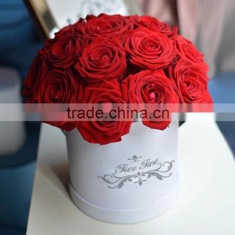 Elegant Cardboard Flower Paper Box for roses