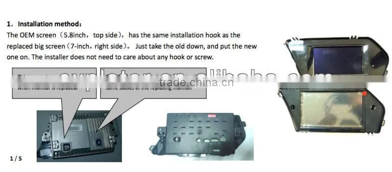 video Interface With Guide line HD Display