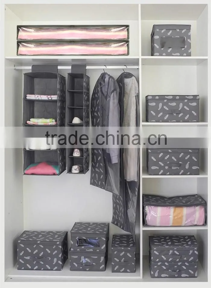 High Quality Fabric Zippered Garment Dress Shopping Storage Suit Bag