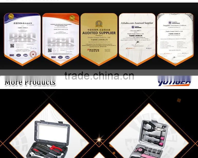 21Pcs Plastic Toolbox Pack Hand Tools Kit Sets