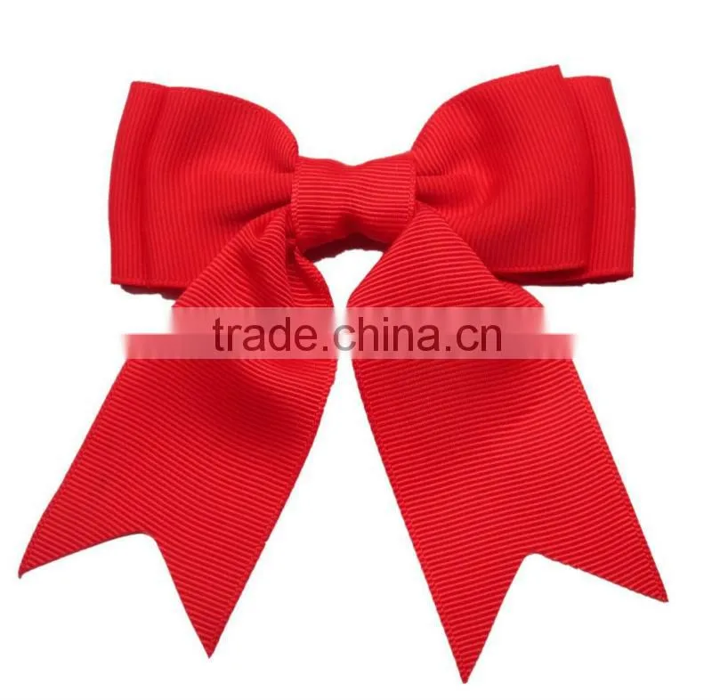 Custom chocolate packing ribbon bow with elastic loop pre-made bow for baking decoration