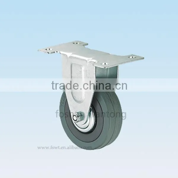 Medium Duty Furniture Wheel All Size Threaded Stem Rubber Caster Wheel