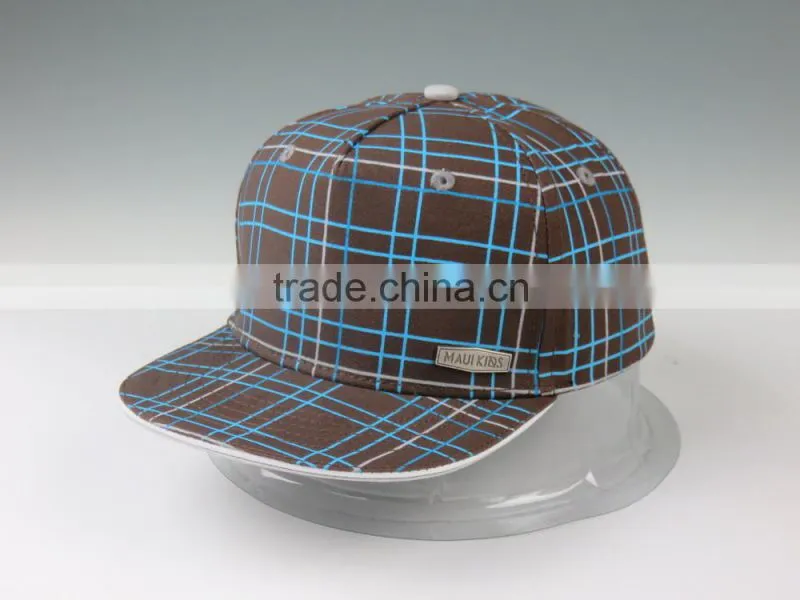 custom baby children kids flat brim Cap The Simpsons black and white snapback hat