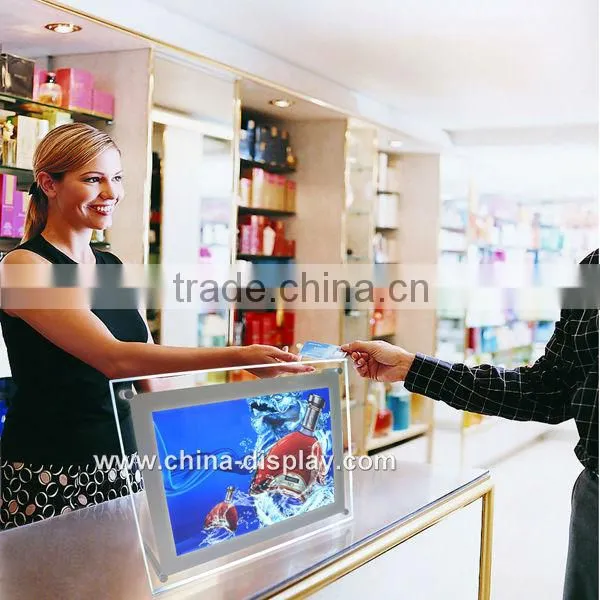 Crystal Acrylic LED Light Box A3 A4 Table Display LED Light Box