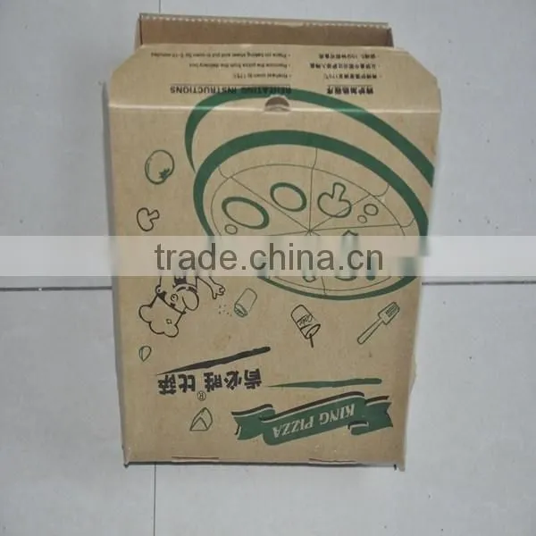 Factory price paper food pizza box,takeaway lunch paper box