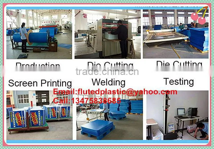 PP corrugated plastic slip sheet