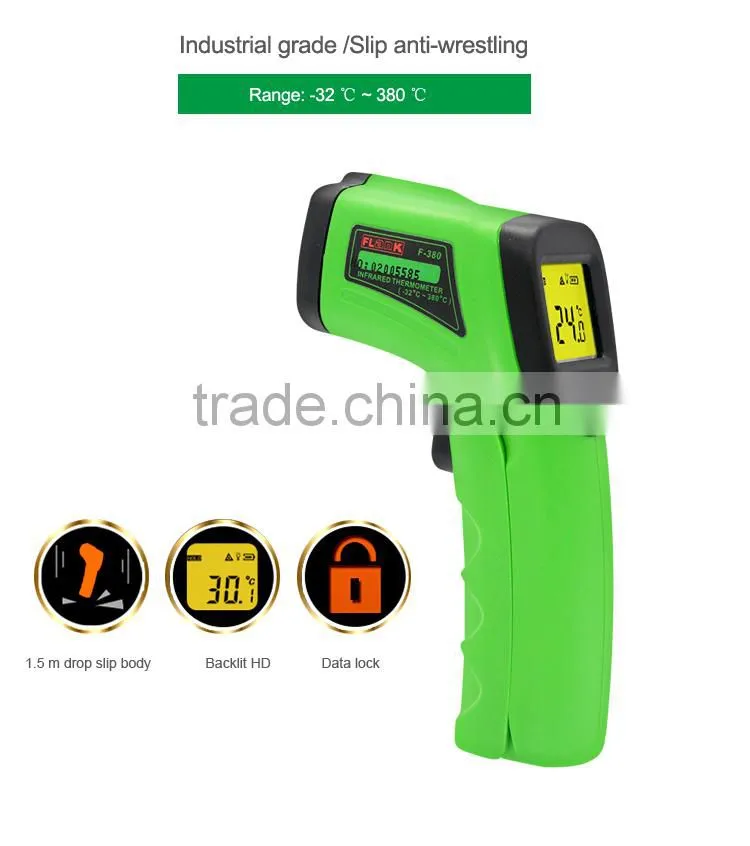 Non Contact Digital Laser Infrared Temperature Gun Infrared Thermometer range -50~380C