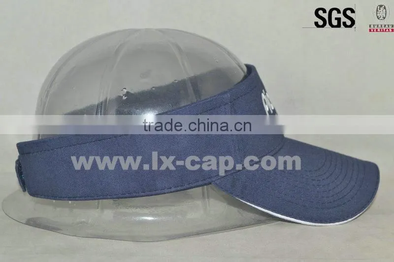 100% cotton sun visor cap