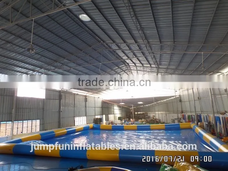 customized size and color inflatable pool for water games