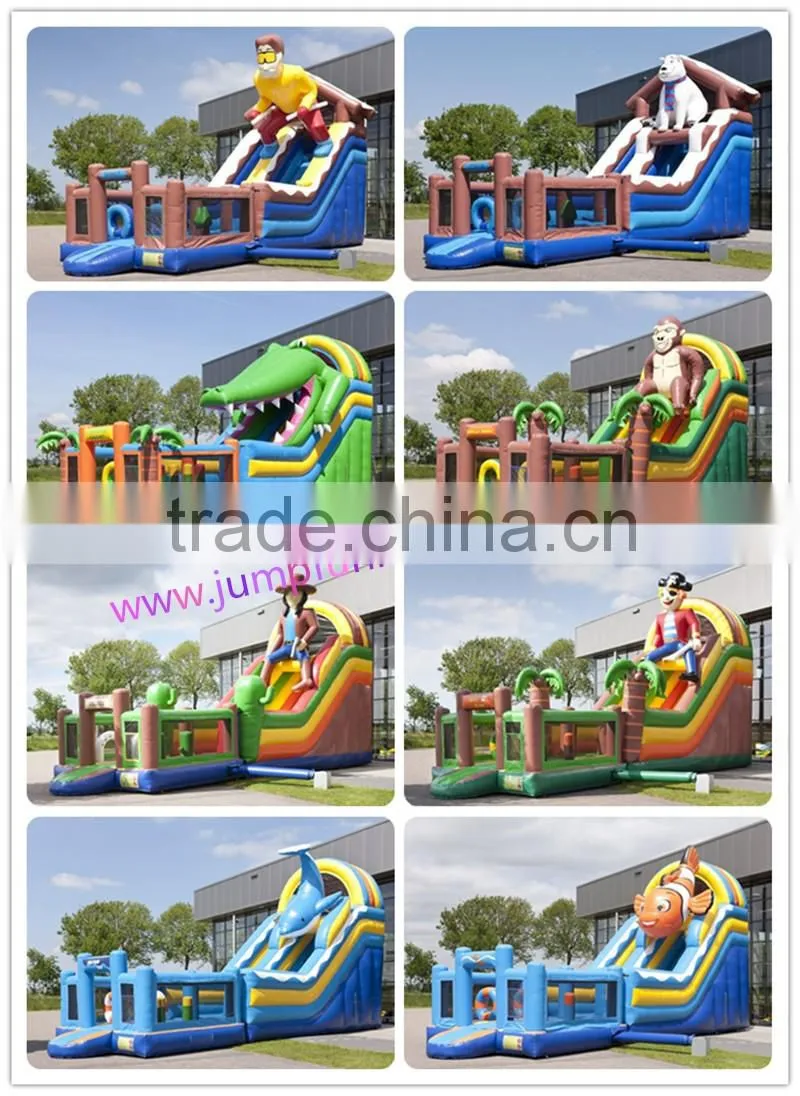 jumping castle and slide combo,adults inflatable slide juveniles