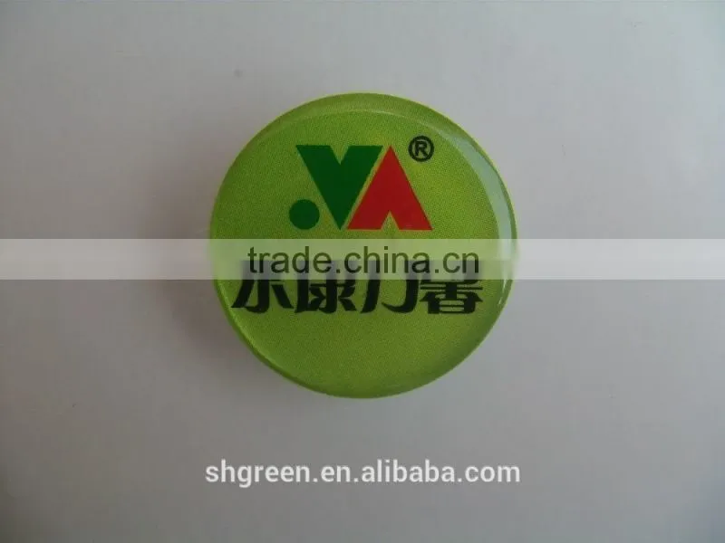 Advertised crystal epoxy sticker