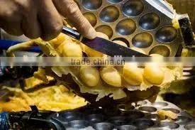 Hot sale 5000 up times usage Non-stick 110V 220V Electric commercial bubble egg waffle maker egg puff machine