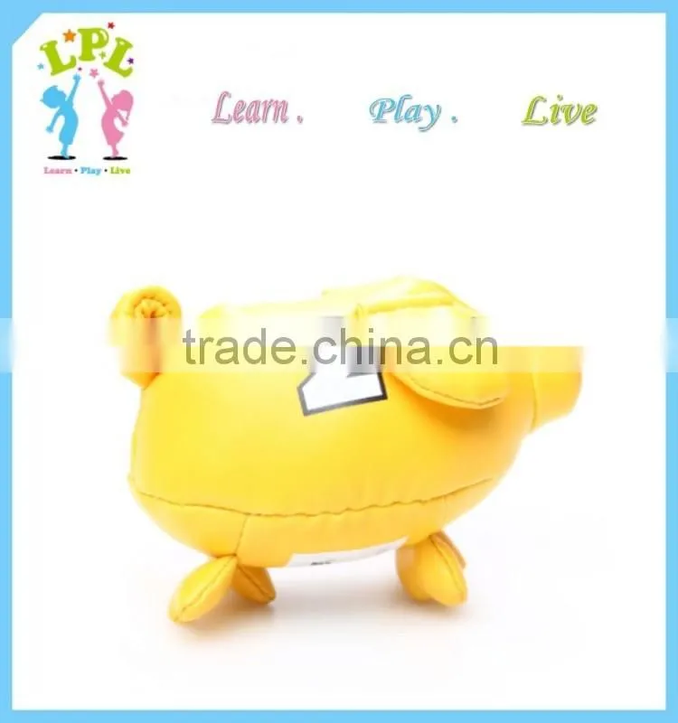 Promotion PU material number hacky sack,mini pig juggling ball