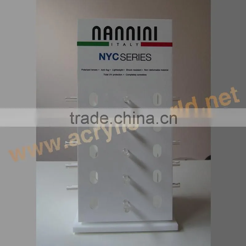 Acrylic free base rotating glasses display stand/ contact lenses display stand
