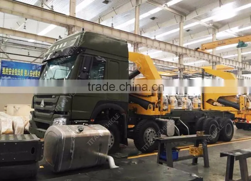 TITAN 40ft container lifting equipment side lift semi trailer