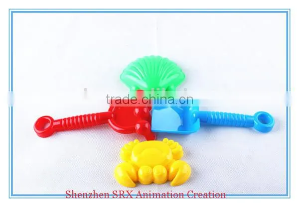 wholesale custom outdoor plastic beach sand tool toys digger molds spade kids beach sand toys