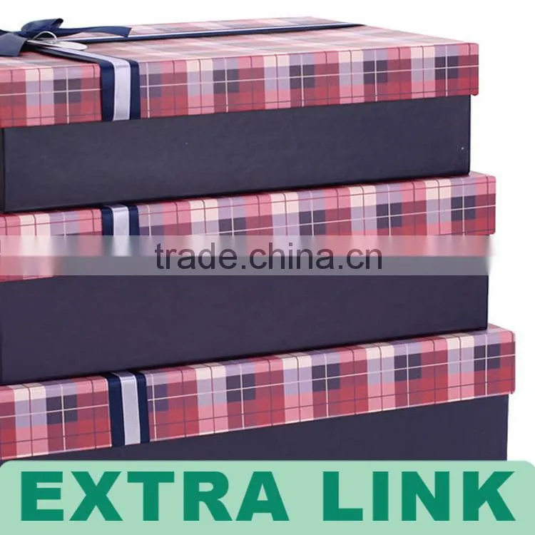 Colourful square storage top and base box