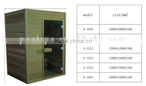 Red Cedar 6 person Sauna Dry Sauna Steam Room for Losing Weight