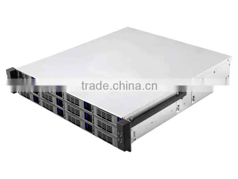 2U Server Case 12 Bay Hot Swap Storage Server Case