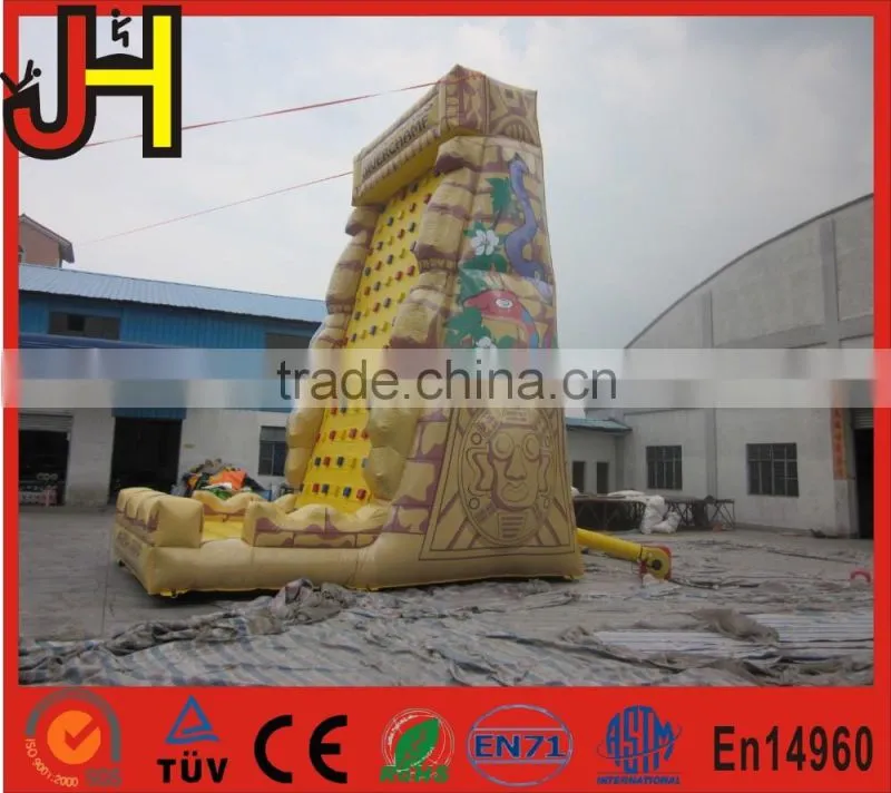 Inflatable kids rock climbing wall, cheap inflatable climbing wall, adventure climbing games