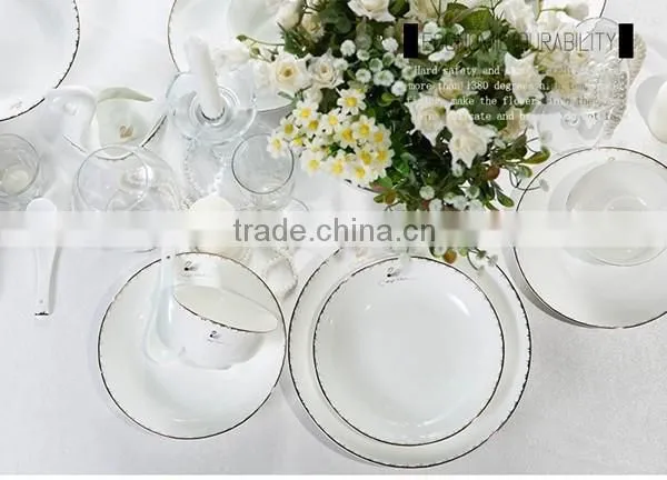 50pcs Bone china dinner set/dinnerware sets