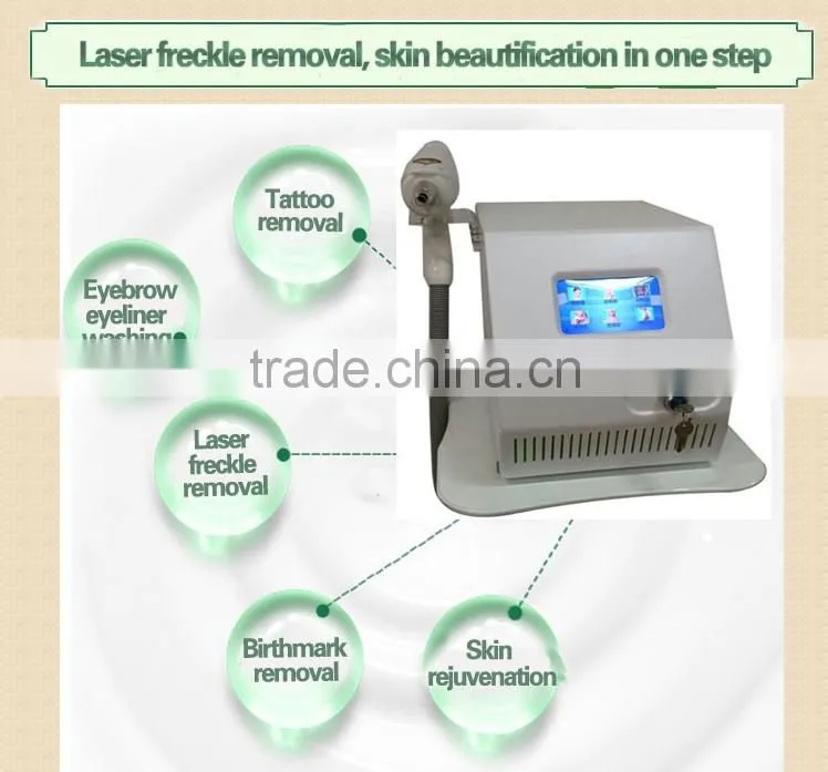 ND Yag laser tattoo eyebrow removal machine laser pistol