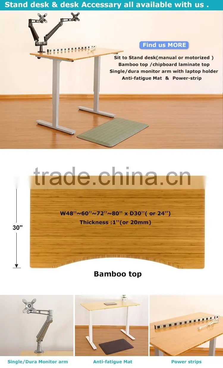 China height adjustable folding bamboo table outdoor use supplier