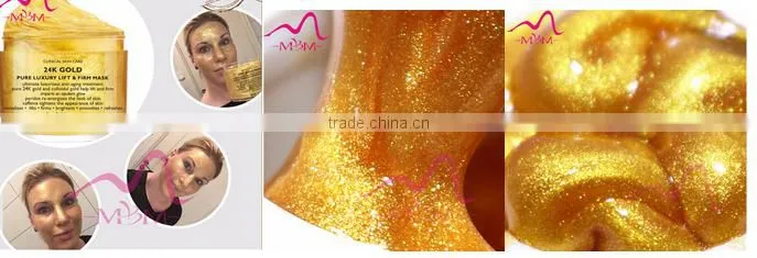 Popular Anti wrinkle whitening mask 24k gold leaf facial mask