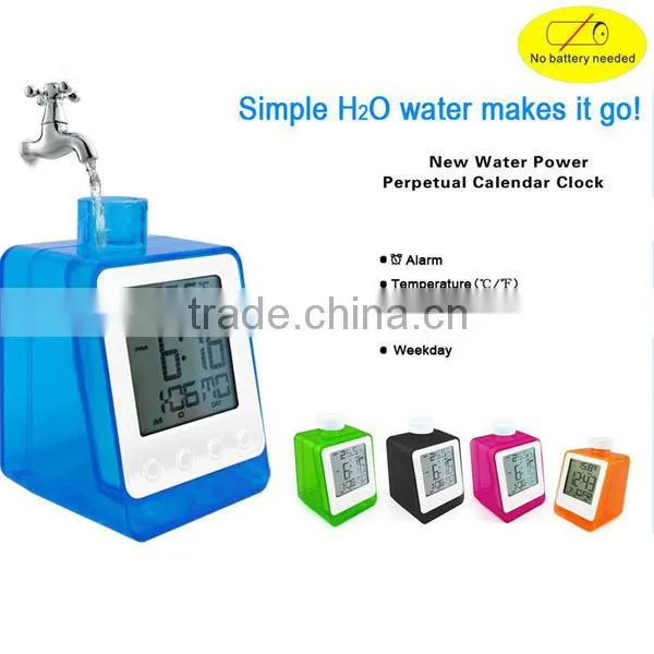 Travel Eco-Friendly Water Powered Alarm Clock