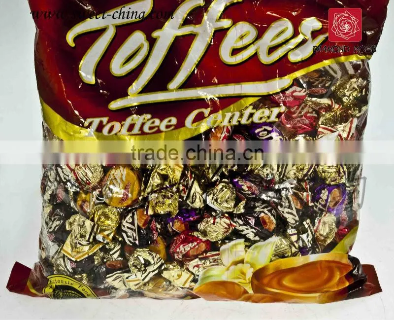 filled soft toffee candy
