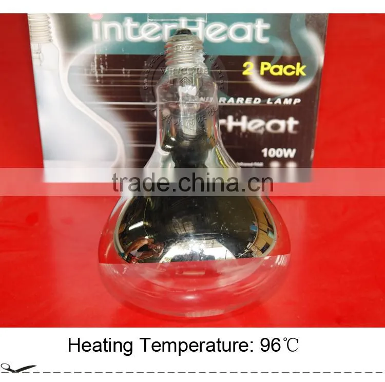 Infrared Heating Lamp 100W 175W Light Bulb for Poultry Farm Bulb Lamp