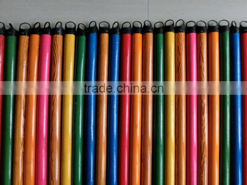 Eucalyptus Wooden Brom Handle With PVC Handle