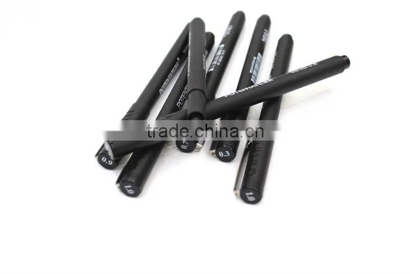 Black fineliner/ fineliner pen for artist / design fineliner