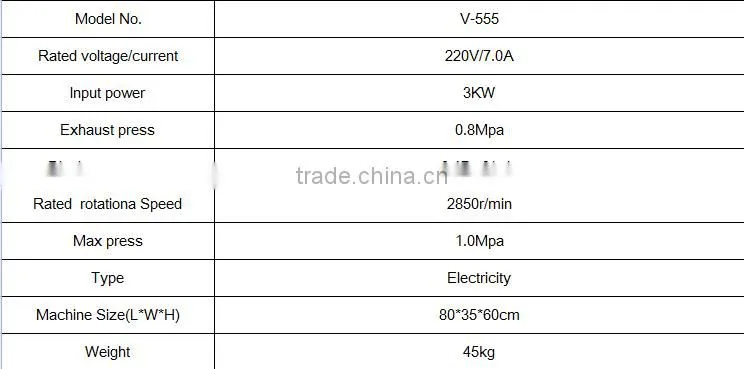 5HP Electric air compressor,portable air pressure compressor