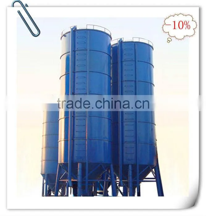 50 ton cement store silo low price with foundation design piece type