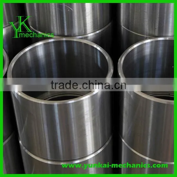 Precision stell circular shaft, hollow shaft by CNC machining, cnc turning