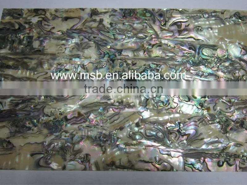 Painted thick back sea shell paper ,shell laminate ,shell inlay