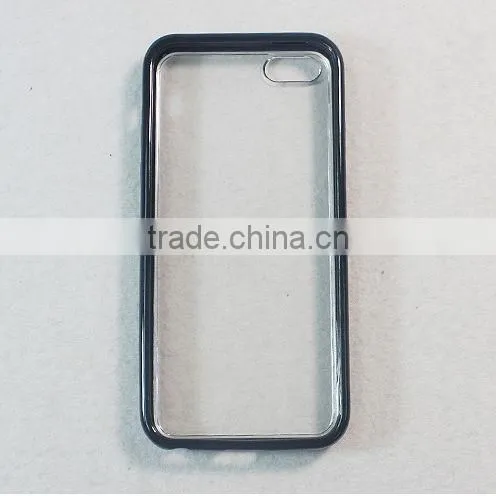 High quality for iPhone 5C TPU+PC case black