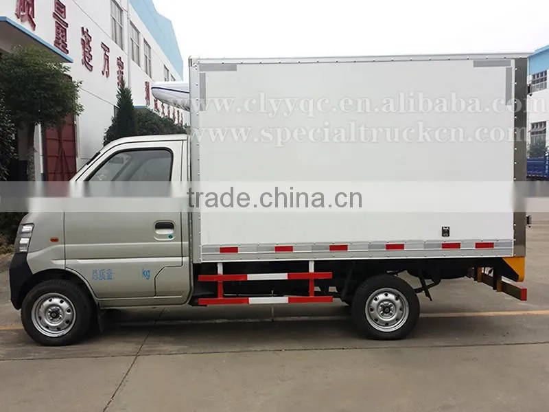 Changan mini refrigerator truck gasoline refrigeration van for sale