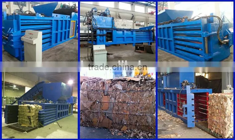 Factory Direct Sale HPM Reliable Horizontal Scrap Paper Baler Machine