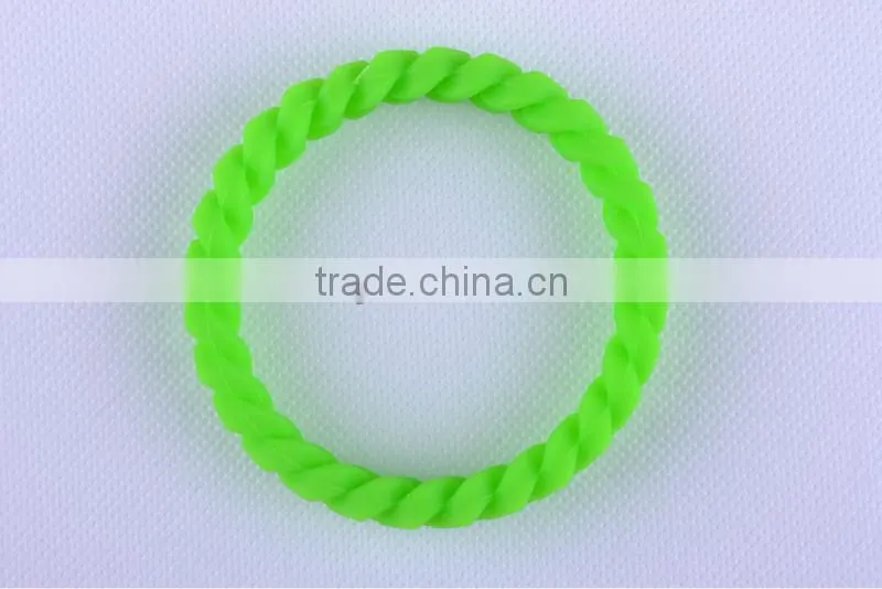 Newest hallow out chunky colorful silicone chain bracelet