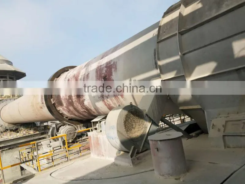 Active lime rotary kiln for quick lime production line price in China